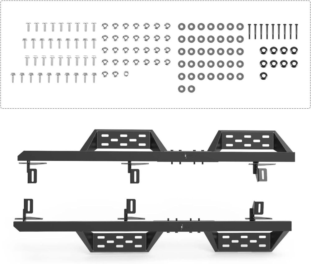 ART.3193 Pedane laterali in acciaio JEEP WRANGLER 18-24