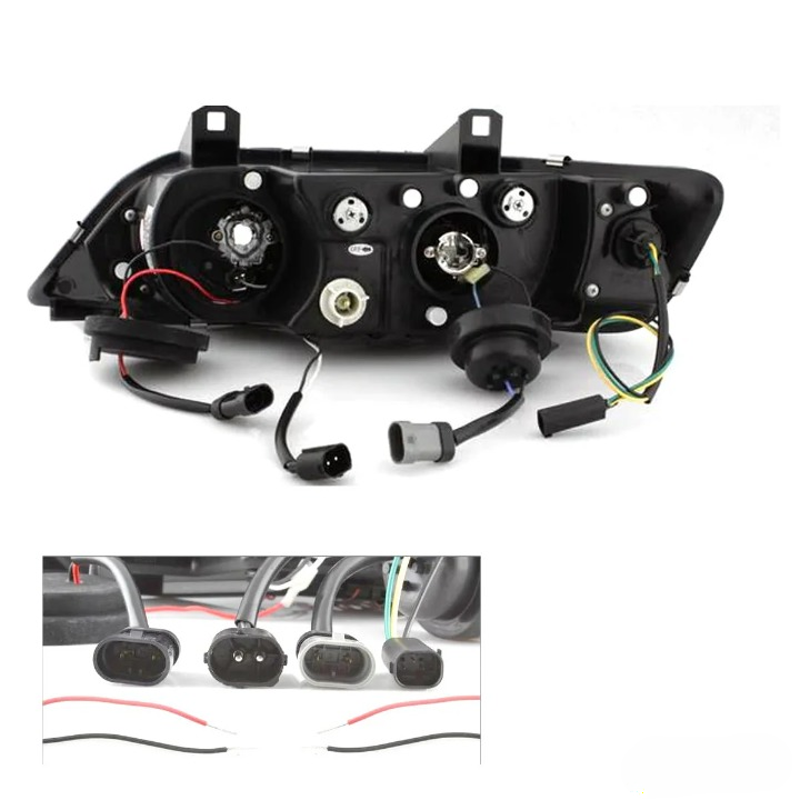 💫ART.6537 FARI OCCHI D'ANGELO NERI per BMW Z3 1996-2002💫