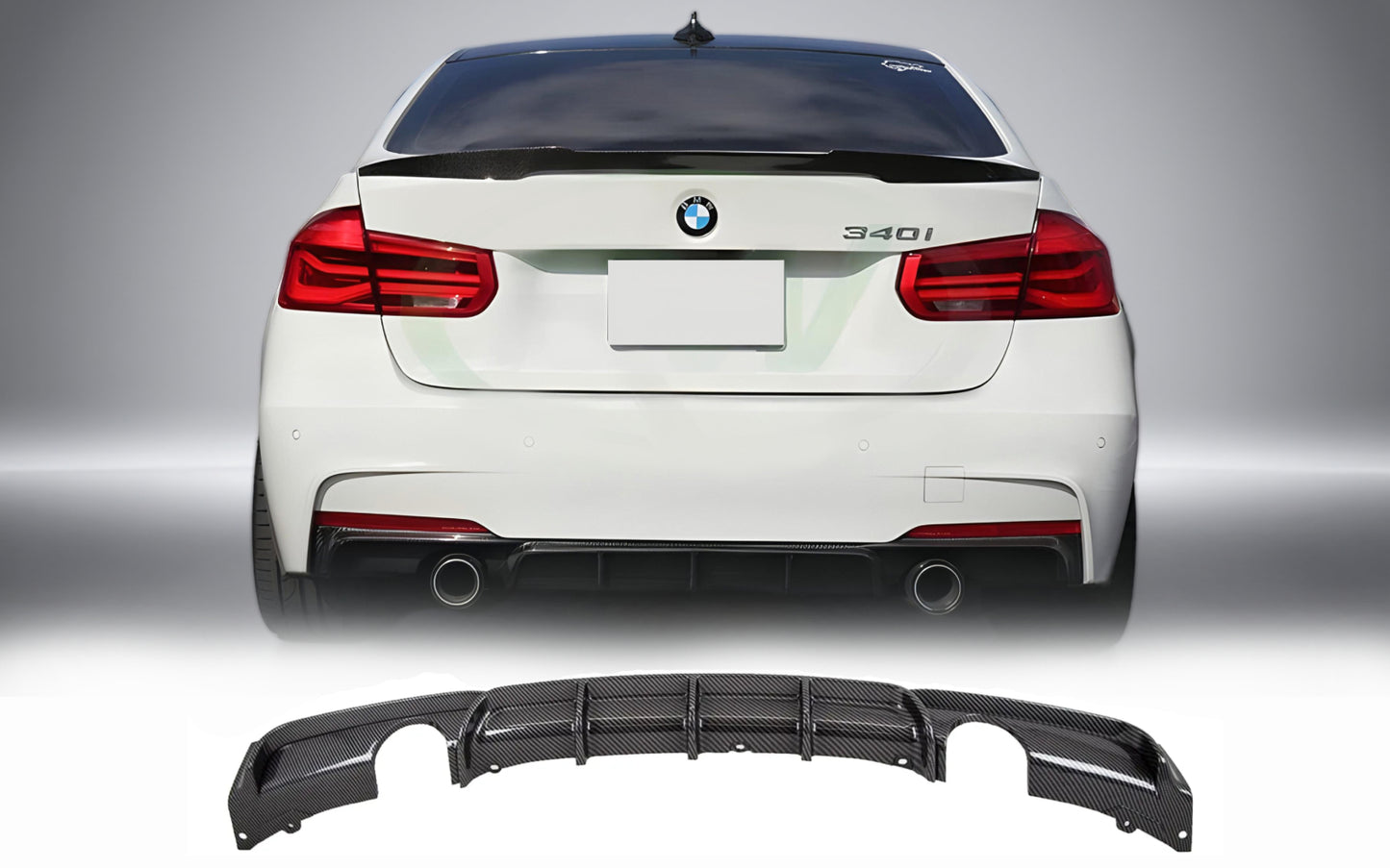 DIFFUSORE ADDATO PER BMW F30 F31 LOOK 340i