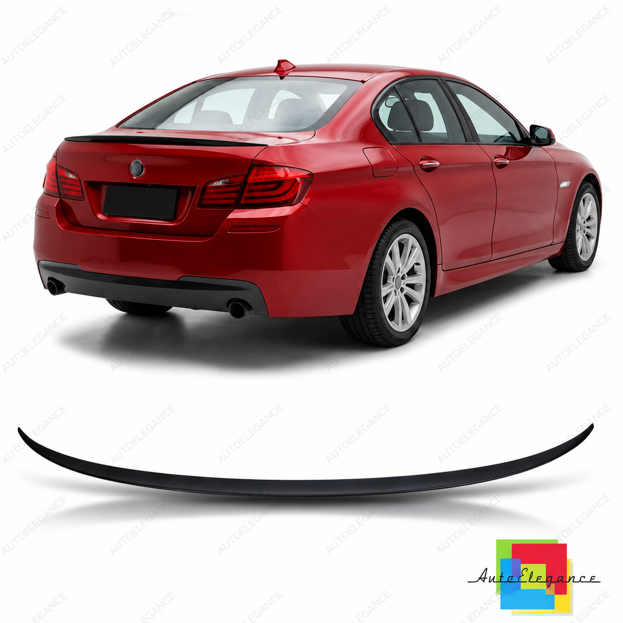 👉Spoiler posteriore bagagliaio Nero Opaco adatto per BMW 5 F10 Berlina 09-16👈