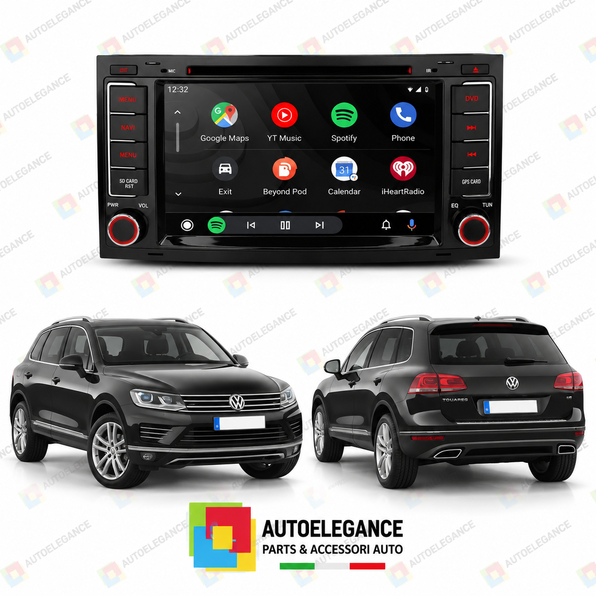 RADIO GPS ANDROID 12 ADATTO PER TOUAREG