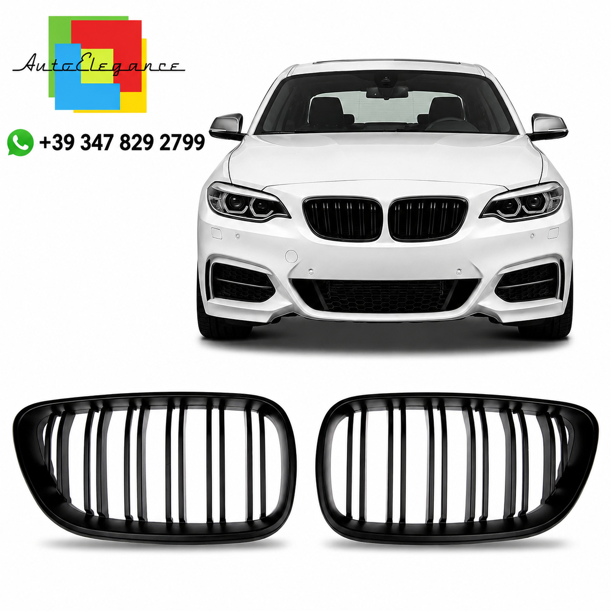 SPLITTER SUITABLE FOR VW GOLF 8 GTI GTD RLINE LOOK GLOSSY BLACK SPORTY DESIGN