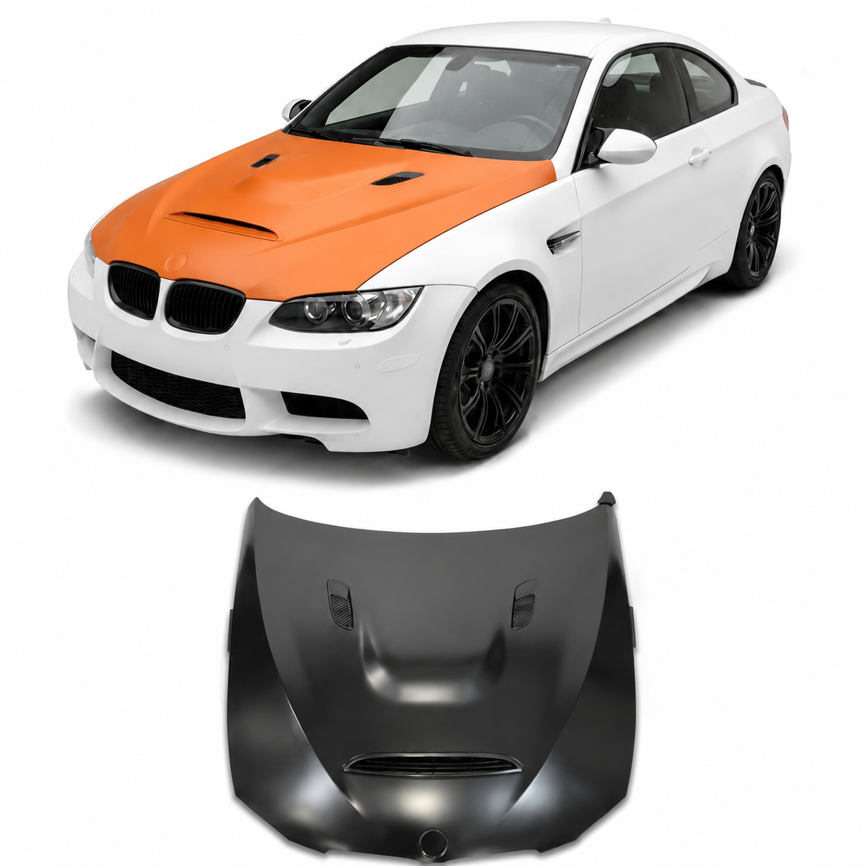 👉Cofano in alluminio con presa d'aria, adatto per BMW M3 E92 E93 2006-2013👈