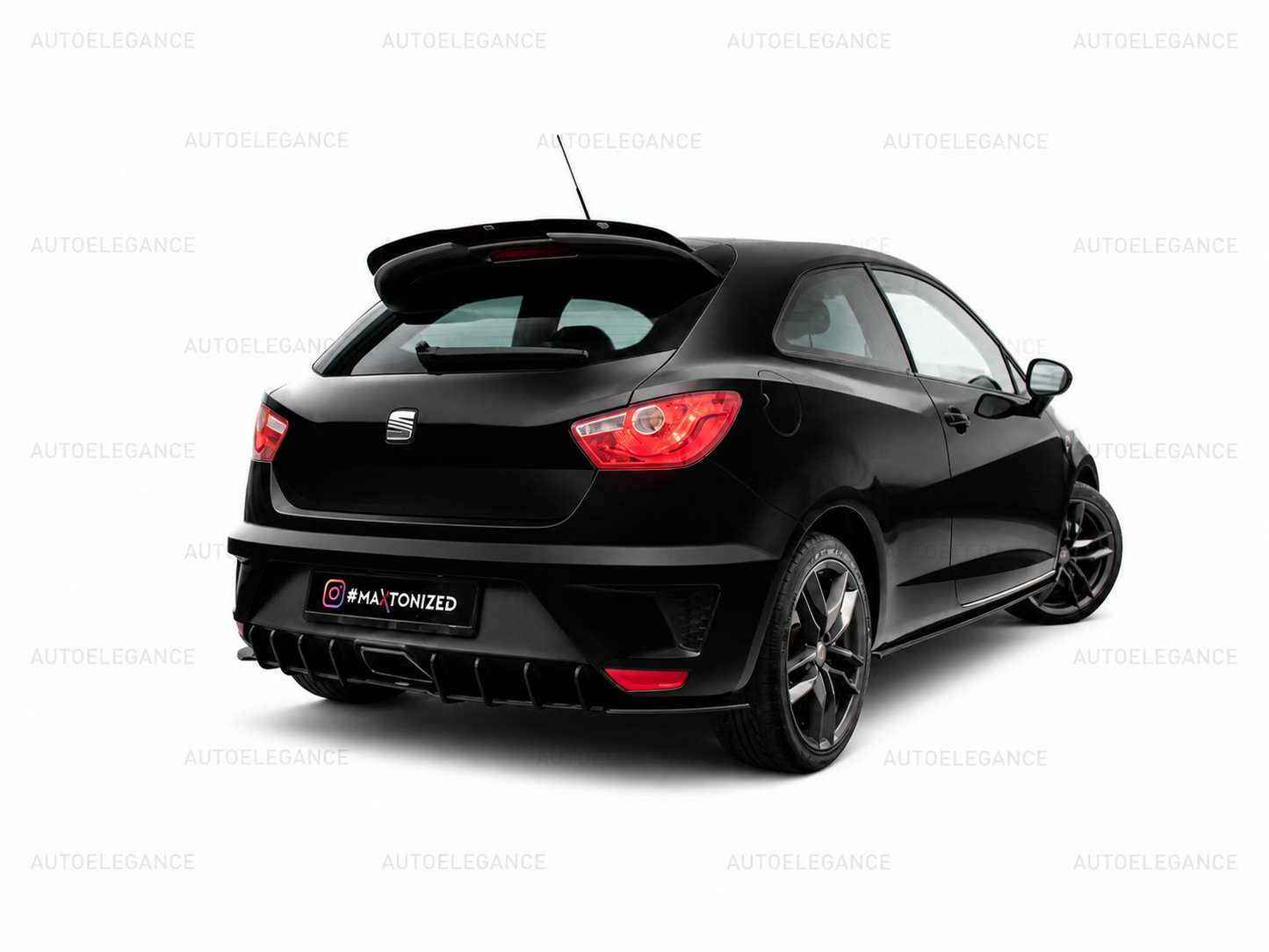 💫ART.9753 SPOILER POSTERIORE SEAT IBIZA 4 SPORT-COUPE NERO LUCIDO💫