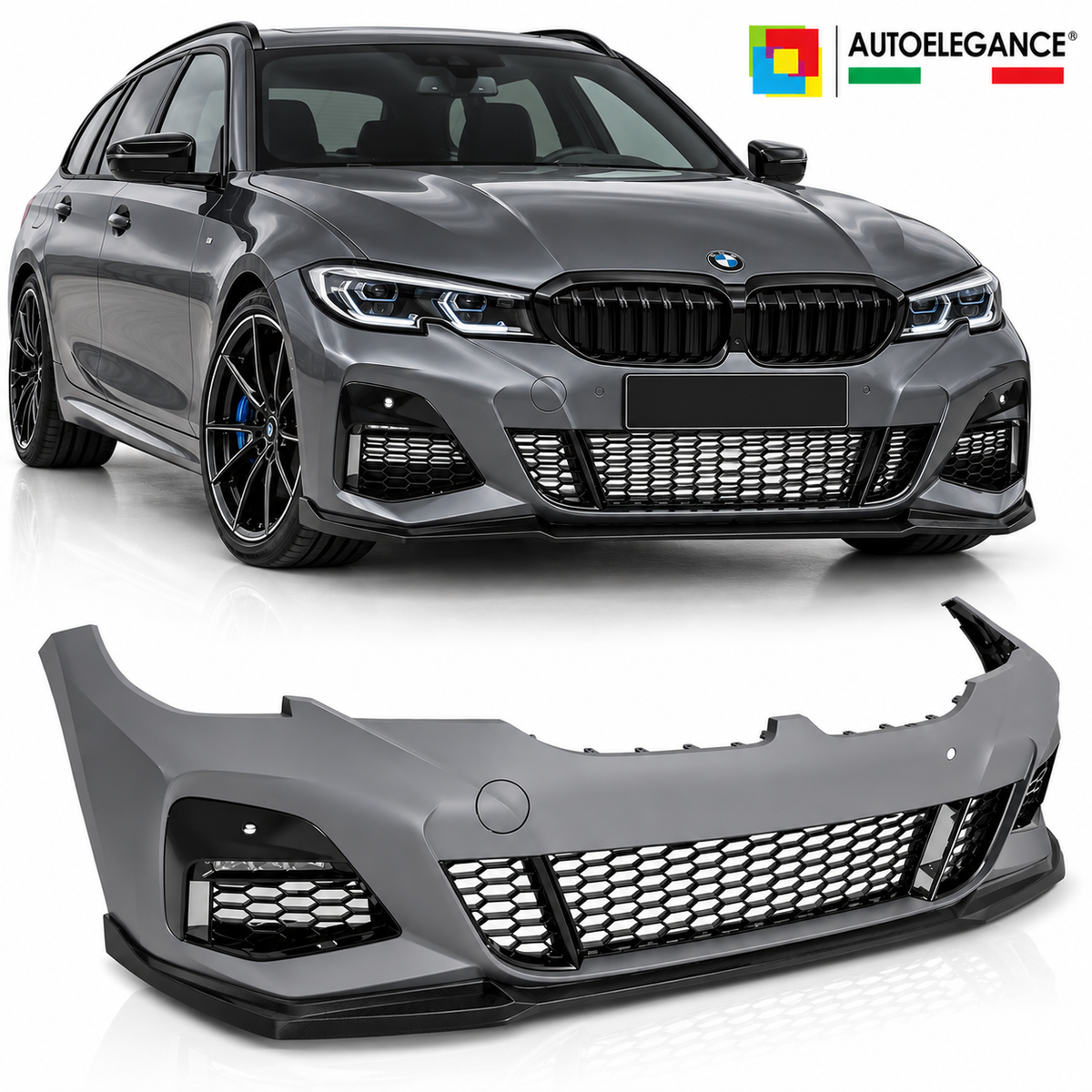 Paraurti anteriore stile Performance PDC ADATTO PER BMW G20/G21 LOOK M