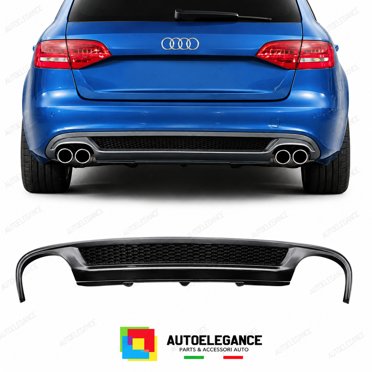 DIFFUSORE AUDI A4 B8 12-15 LOOK S LINE