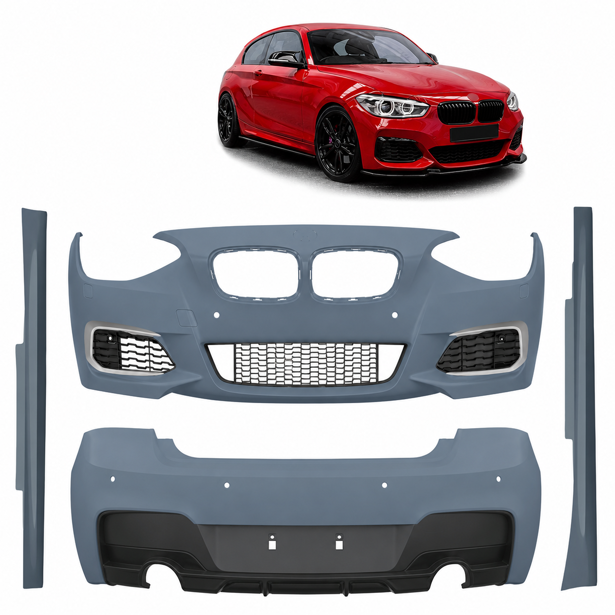 👉Bodykit PDC SRA adatto per BMW Serie 1 F21 Restyling 2015-2019👈