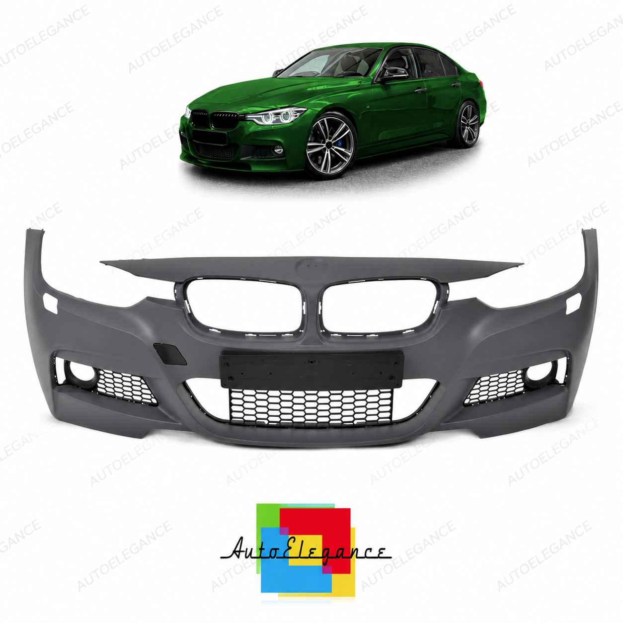 👉Paraurti anteriore M-Tech adatto per BMW Serie 3 F30 F31 2012-2018👈