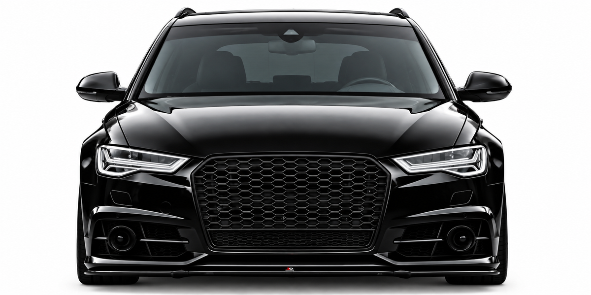 👉Griglia stile RS6 adatto per Audi A6 (C7) (2011-2014) nero lucido👈