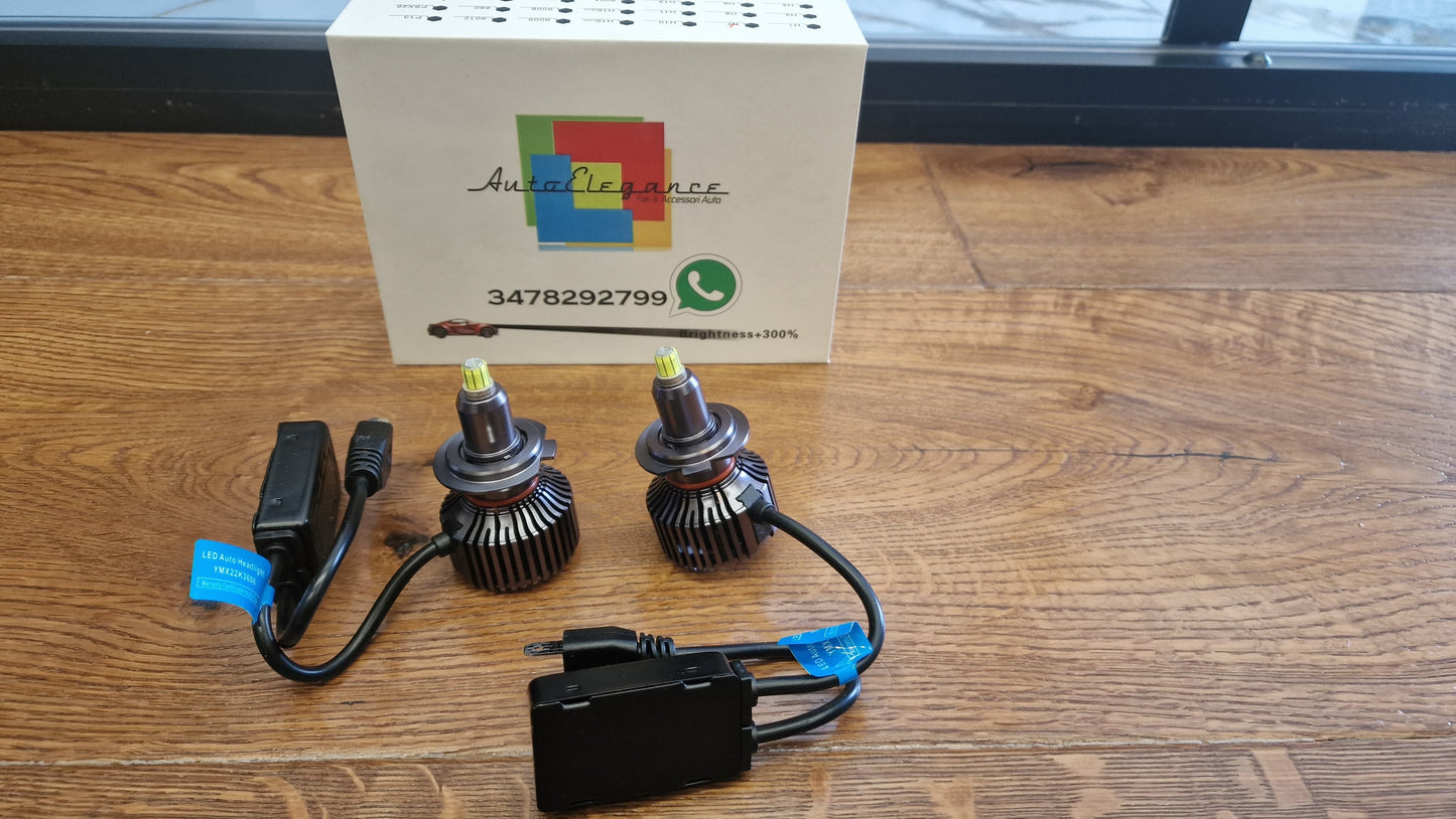 Kit Luci LED per Kia Optima 4 Fari LENTICOLARI ANABBAGLIANTI H7 CANbus Ghiaccio