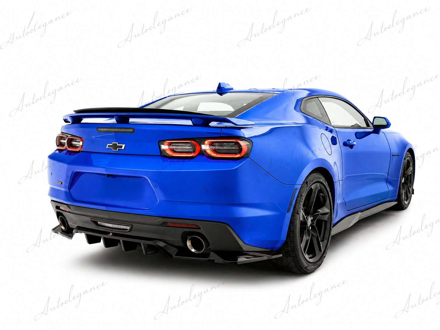 🔥ART.9735 SPLITTER POSTERIORE PER CHEVROLET CAMARO SS Mk6 FACELIFT🔥