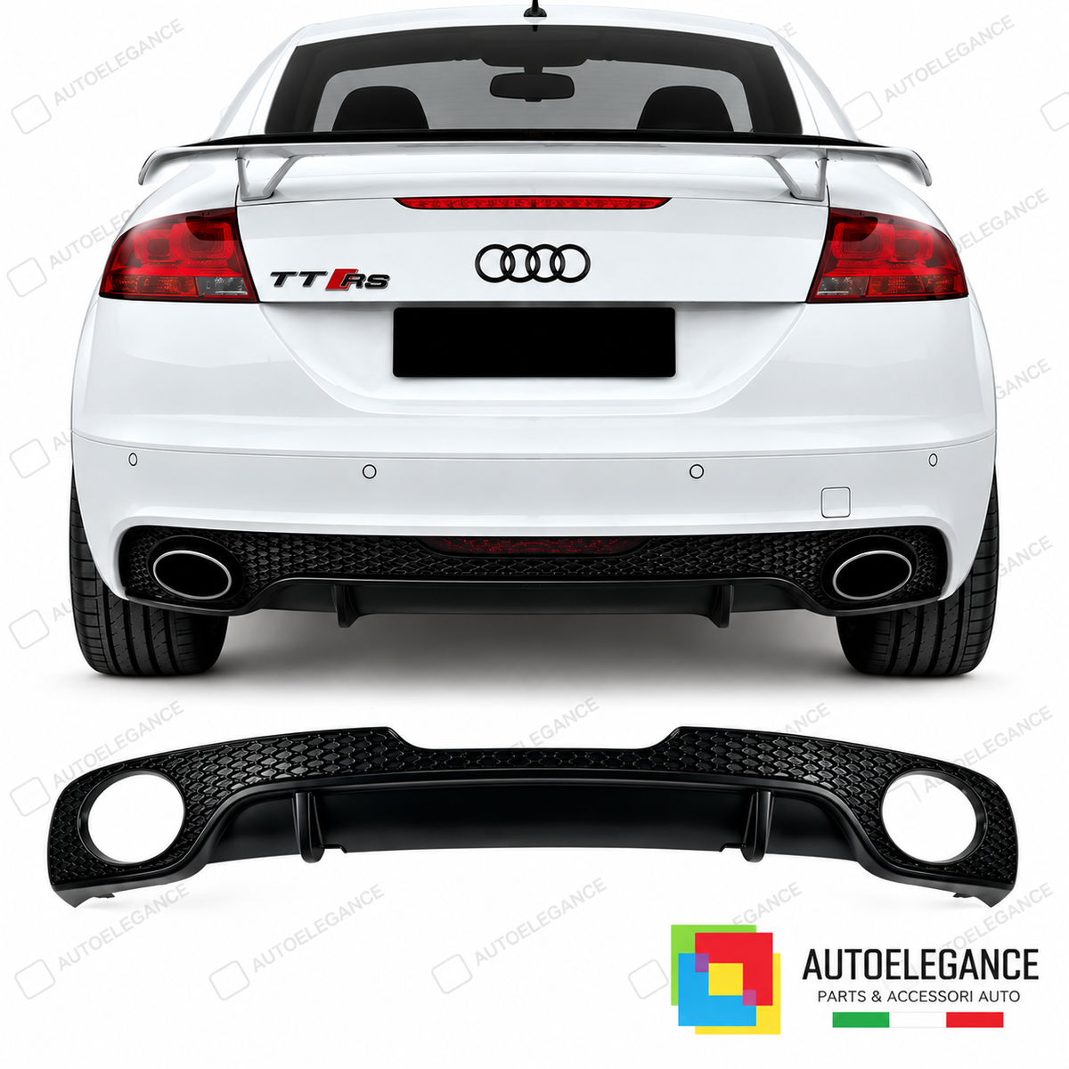 DIFFUSORE AUDI TT 8J 06-14 S-LINE