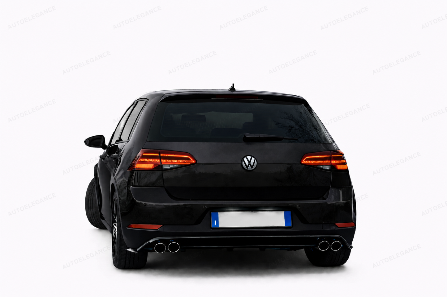 💫Diffusore Stile R con terminali finti per Golf Mk7 Nero Lucido 2017-2019💫