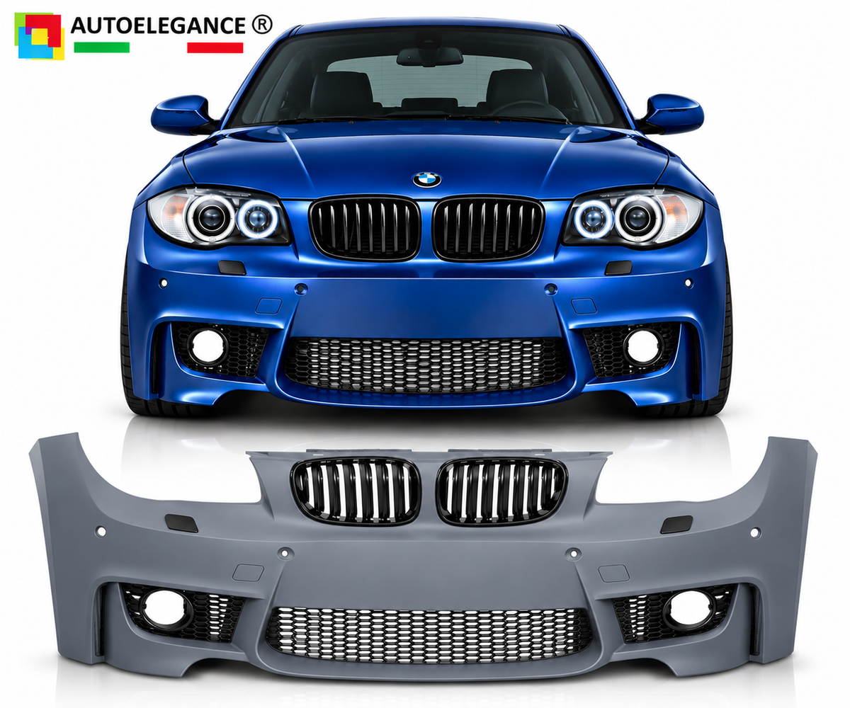 PARAURTI ANTERIORE PDC, ADATTO PER BMW E81/82/87/88 04-13 LOOK M
