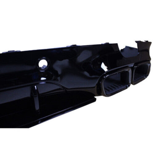 💥Diffusore compatibile con Mercedes CLS C257 doppio scarico pezzi nero lucido💥