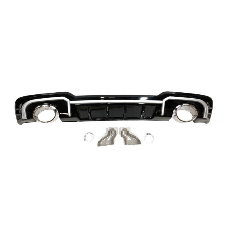 💫ART.5223 Diffusore Posteriore + Terminali per Audi A3 SB 2016-2019 Look RS3💫