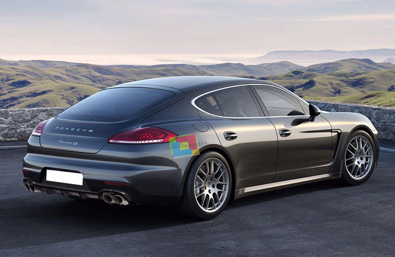 PORSCHE PANAMERA 2013-2016 DIFFUSORE SPORTIVO POSTERIORE SOTTO PARAURTI -1-