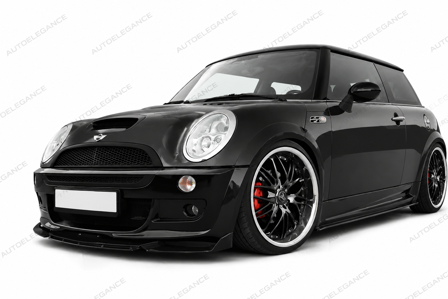 💫SPLITTER ANTERIORE NERO LUCIDO PER MINI COOPER S R50 R53💫