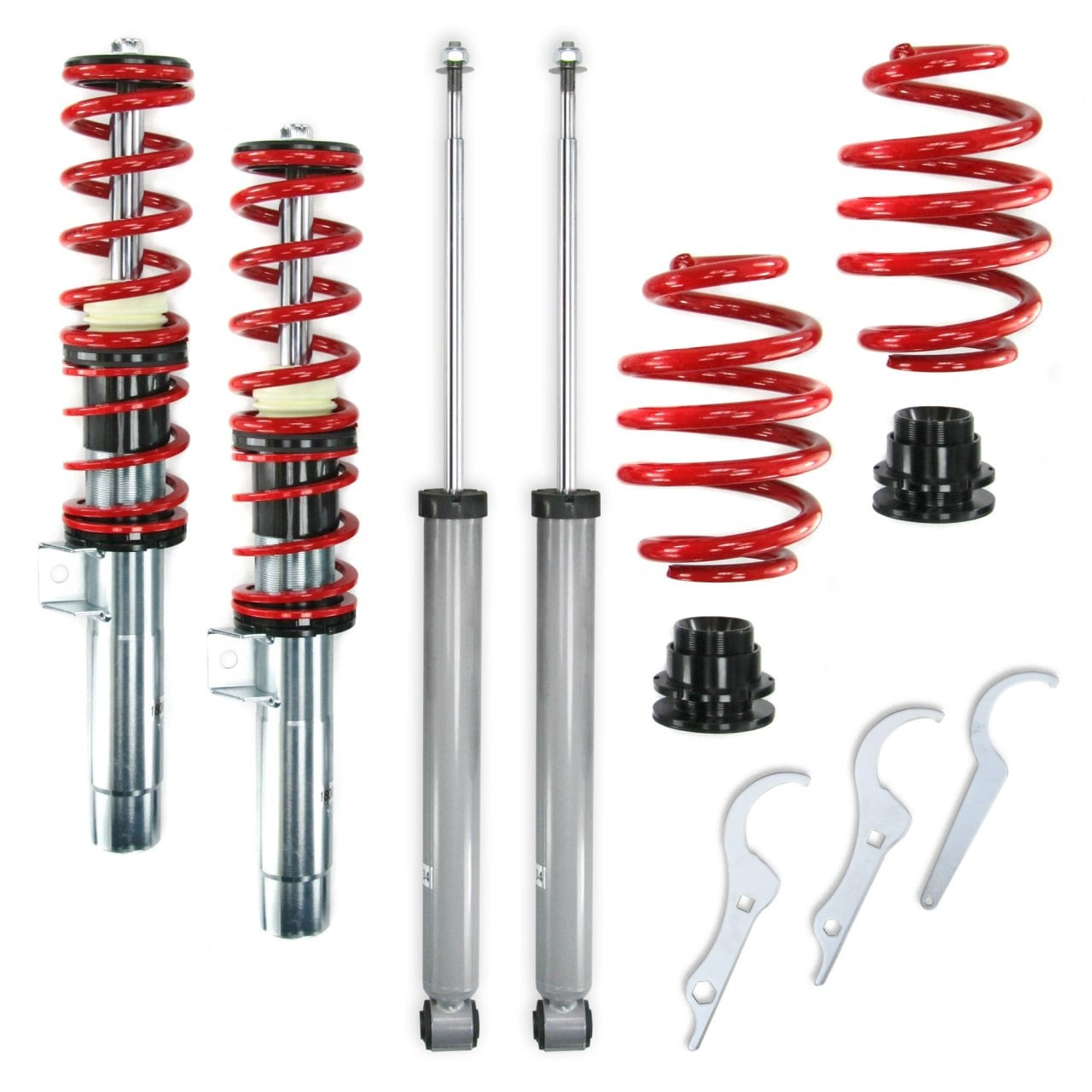 Kit coilover Redline adatto per BMW E46 4 e 6 cilindri tutti i modelli anno 1998 - 2005