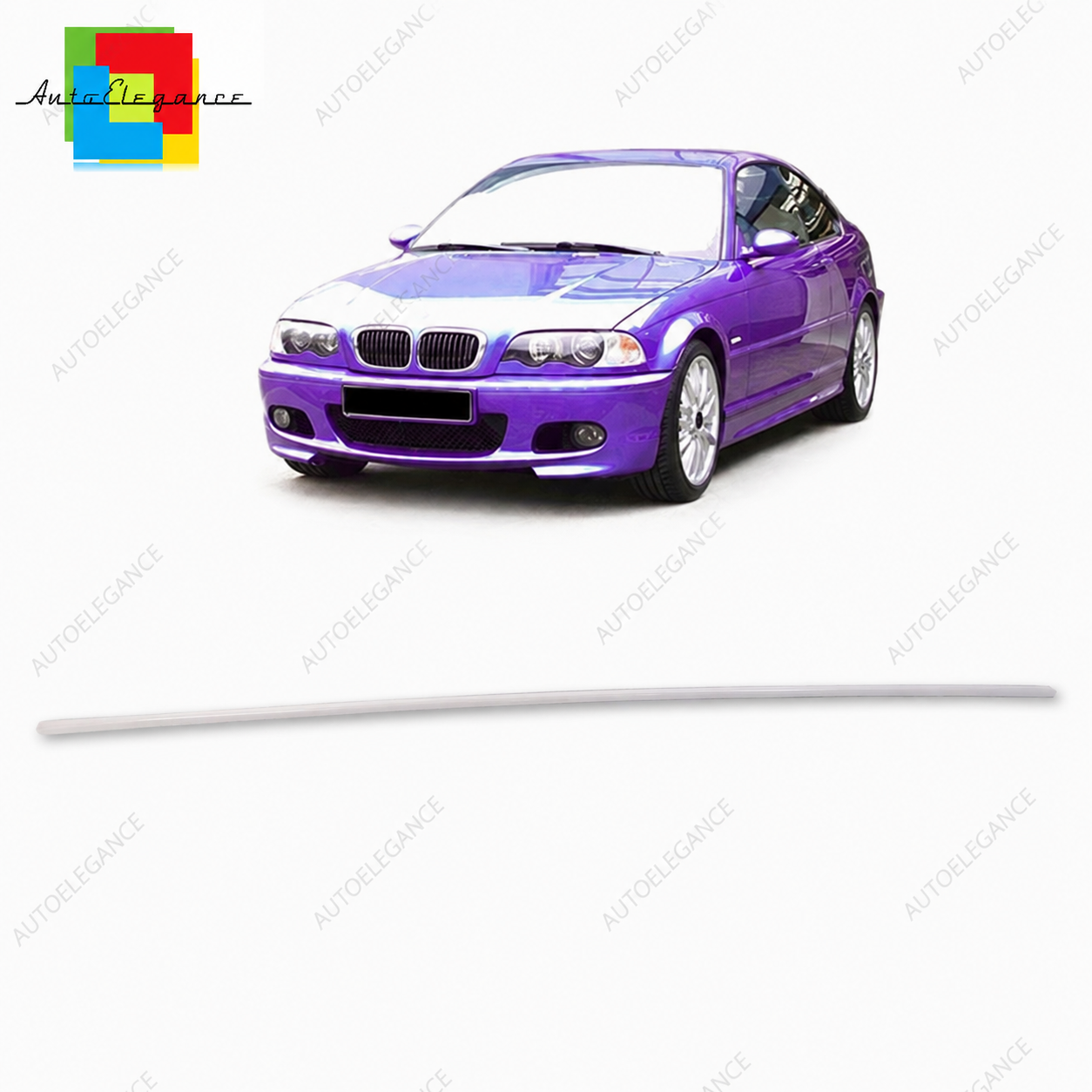SPLITTER SUITABLE FOR VW GOLF 8 GTI GTD RLINE LOOK GLOSSY BLACK SPORTY DESIGN