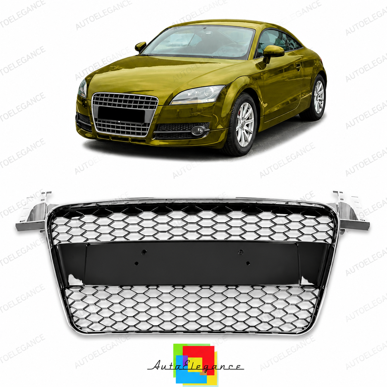 👉Griglia frontale cromata adatta per Audi TT 8J 2006-2014👈