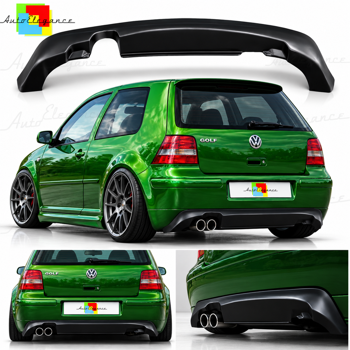 PARAURTI POSTERIORE ADATTO PER VW GOLF 4 MK4 25°
