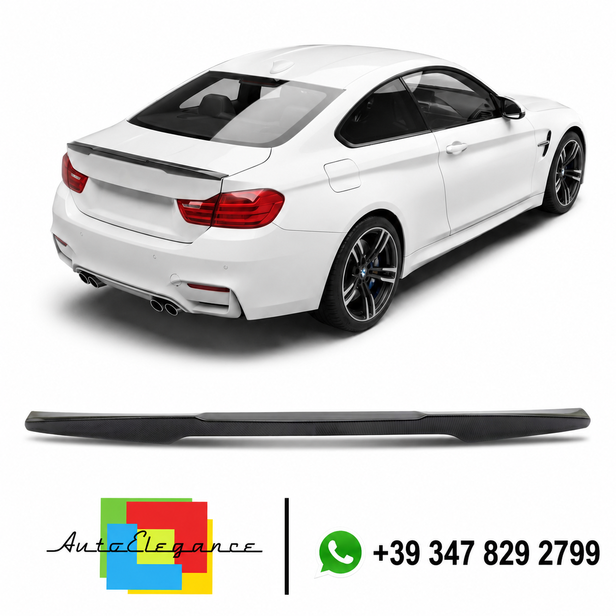 👉Spoiler Posteriore Carbon Look per BMW M4 (F82) 2013-2020👈