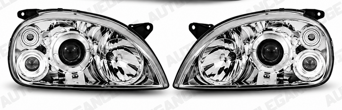 ART.6098 FARI ANTERIORI ADATTO PER OPEL CORSA B 93-00 LED