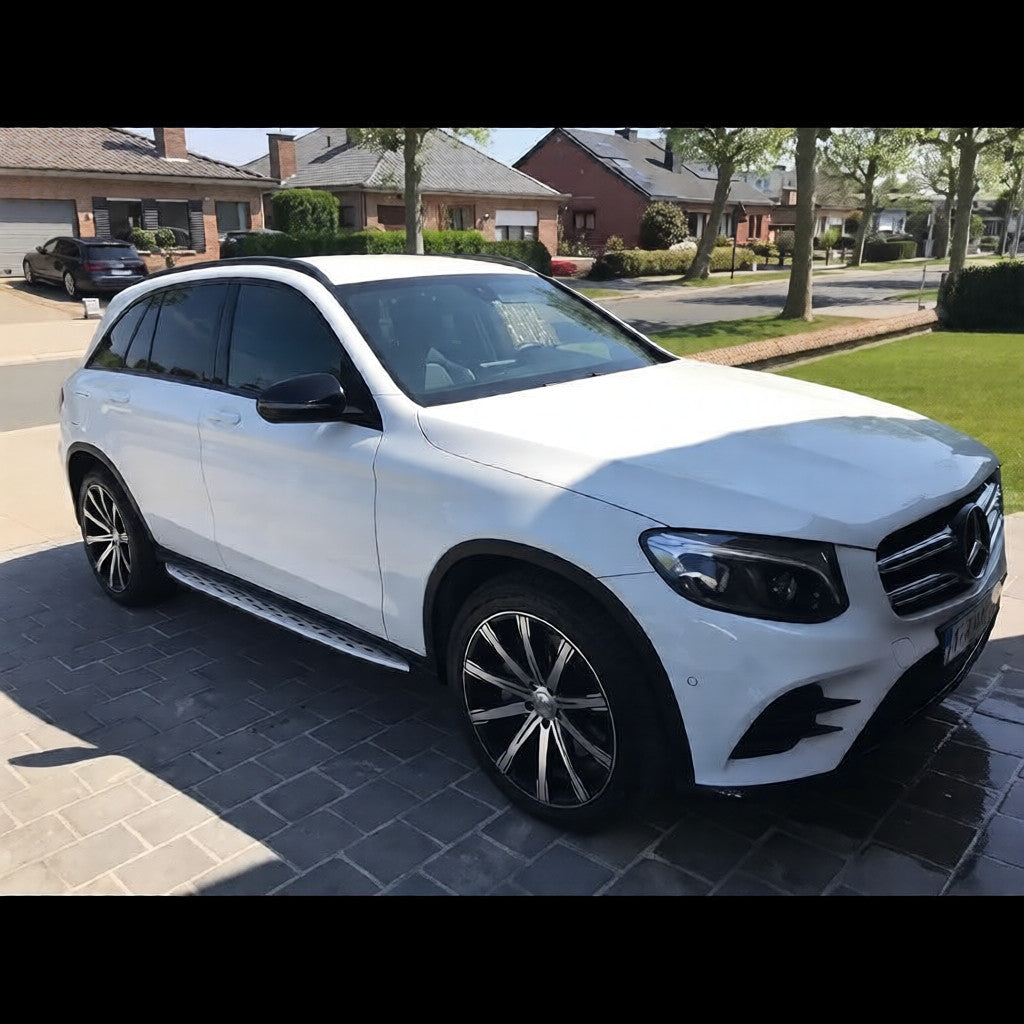 💫ART.6584 Pedane Laterali in alluminio per Mercedes GLC / SUV / Coupé 15-23💫
