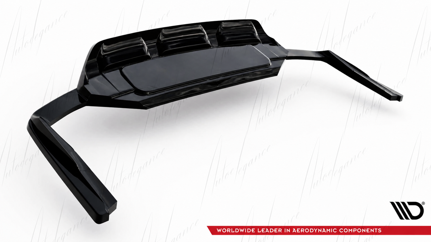 🔥ART.9708 SPLITTER POSTERIORE (CON BARRE VERTICALI) AUDI SQ7 Mk2 4M FACELIFT🔥