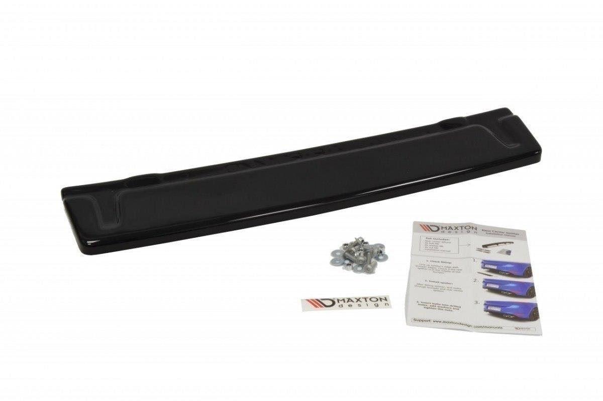 SPLITTER POSTERIORE CENTRALE adatto per VW GOLF VII R (SENZA BARRE VERTICALI)