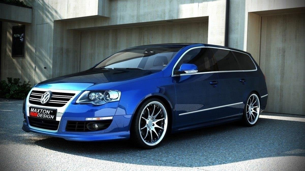 SPOILER PARAURTI ANTERIORE adatto per VW PASSAT B6 ( R-LINE LOOK ) 2005-2010