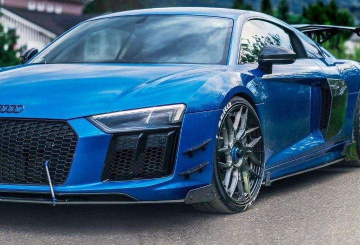 đź’«Paraurti anteriore (canards) adatto per Audi R8 Mk.2đź’«