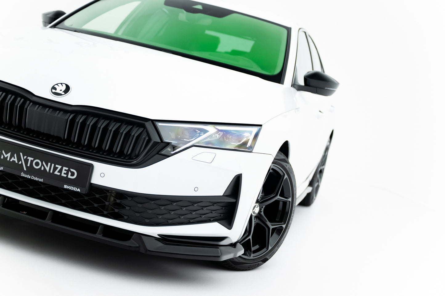 💫ART.9002 Splitter Anteriore per Skoda Octavia Sportline Liftback / Combi Mk4💫