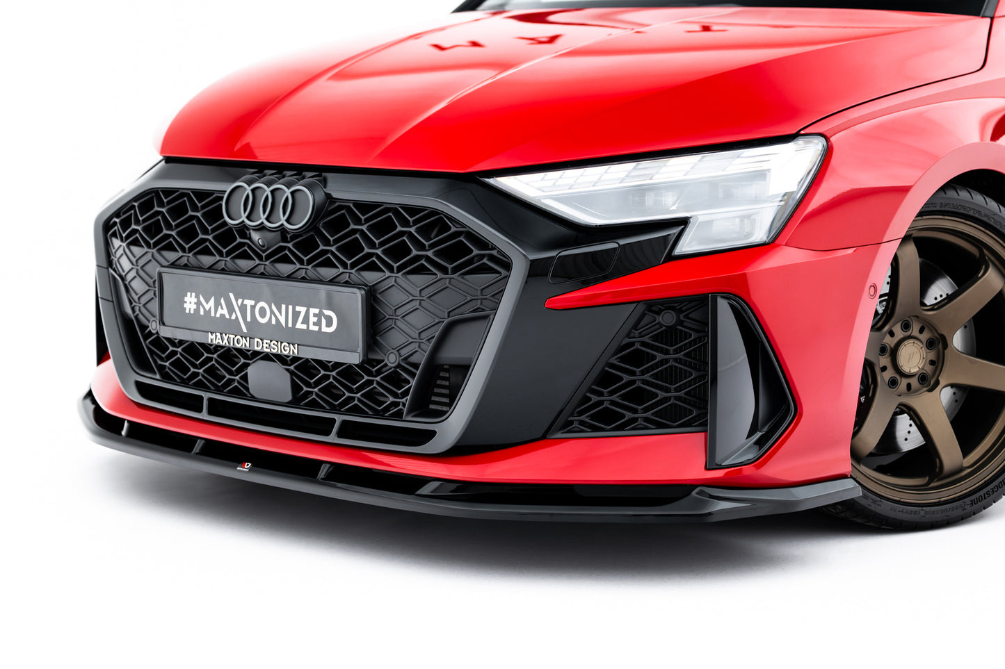 💫ART.8991 Splitter Anteriore V.1 per Audi RS3 Sedan 8Y Facelift 2024💫