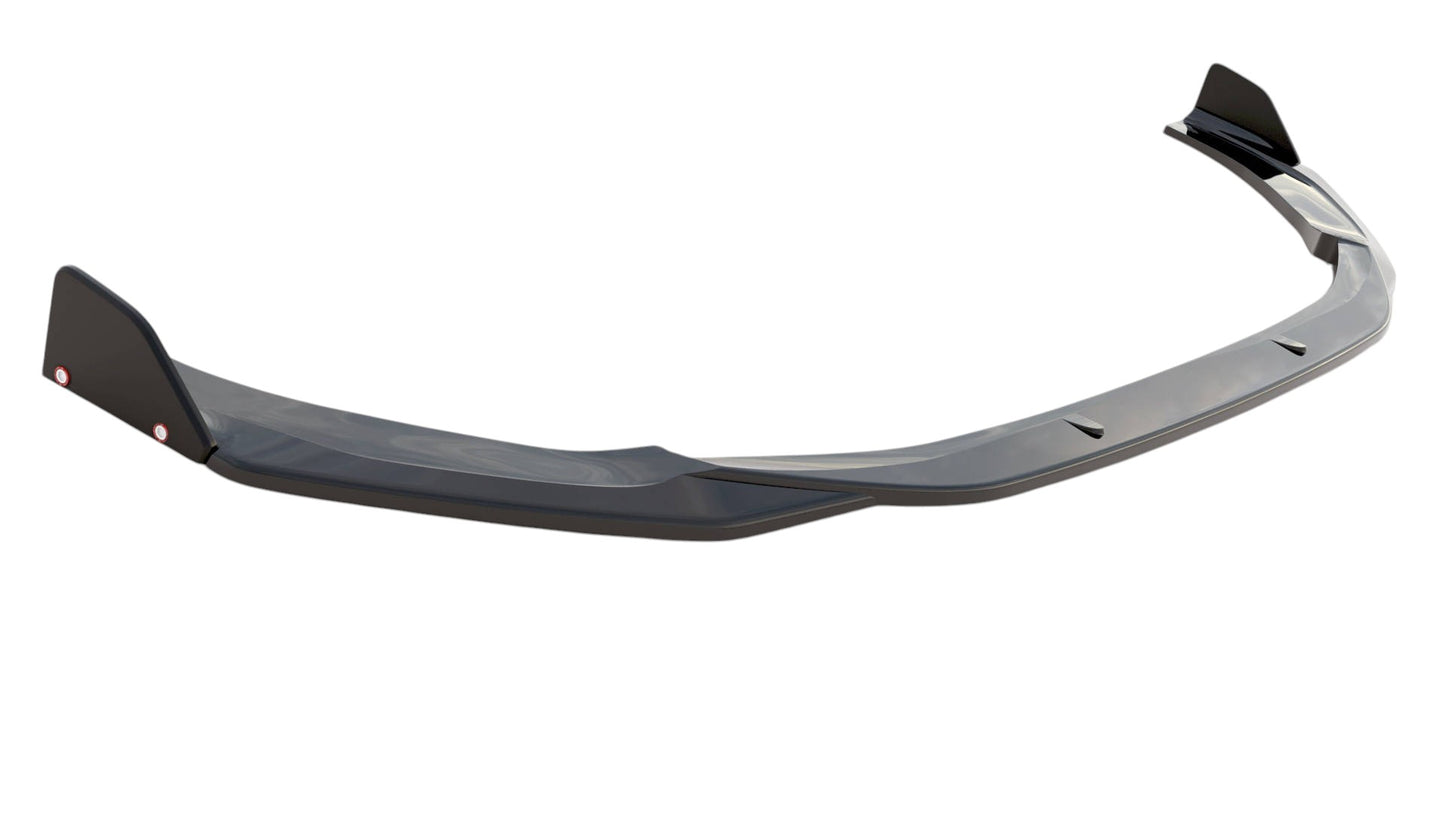 😍Splitter Anteriore V.1 + Flap Adatto Per Audi RS5 F5 Facelift😍
