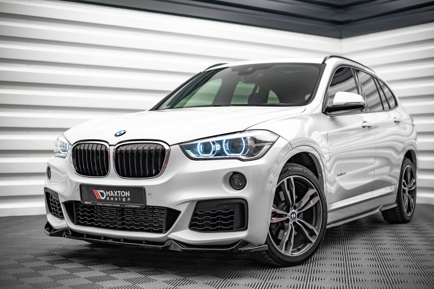 💫ART.8883 Splitter Anteriore V.2 per BMW X1 M-Pack F48 2015-2019💫
