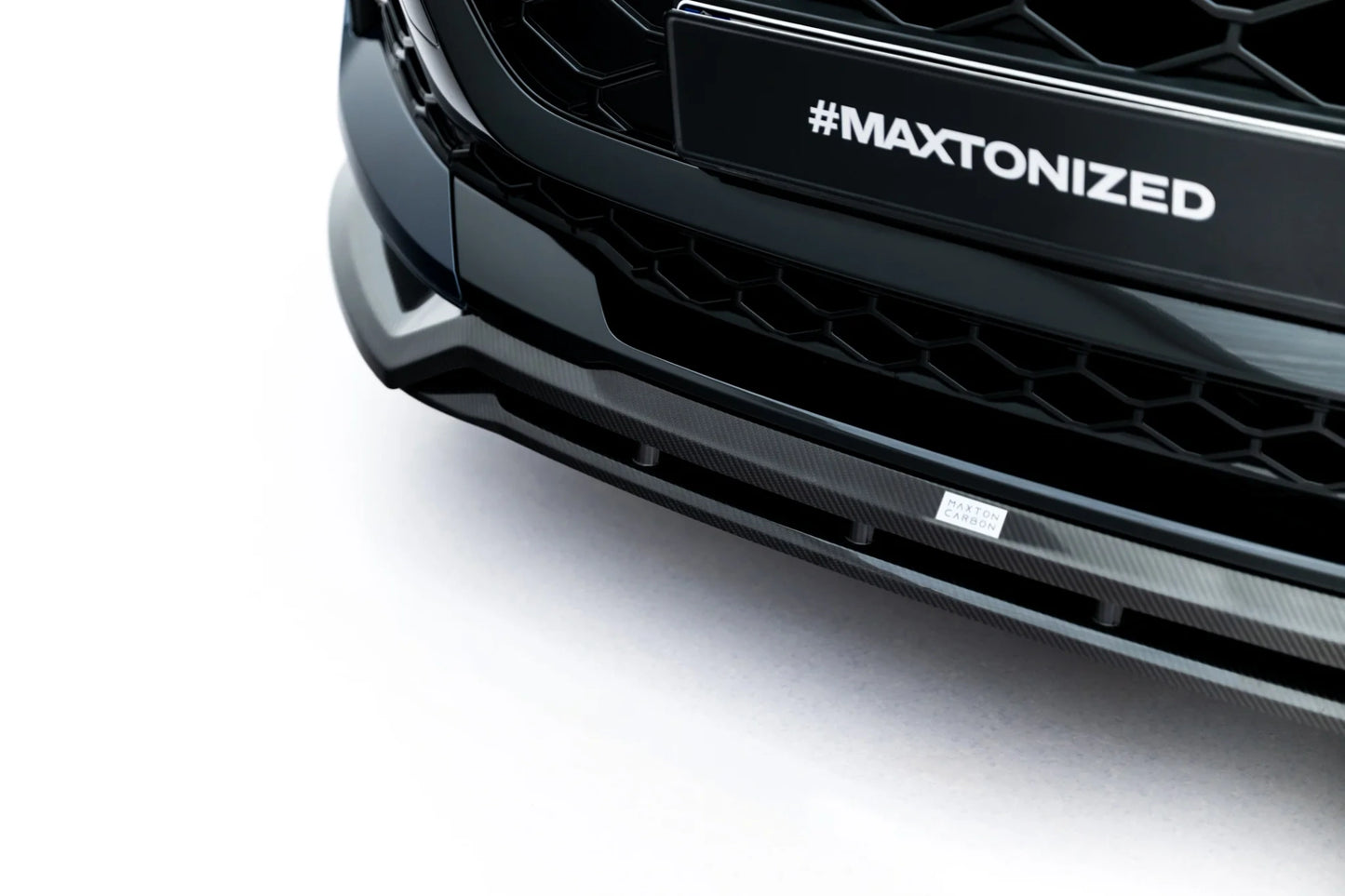 💫ART.8961 Splitter Anteriore Prepreg (Fibra di Carbonio) per Audi RSQ8 Mk1 Facelift💫