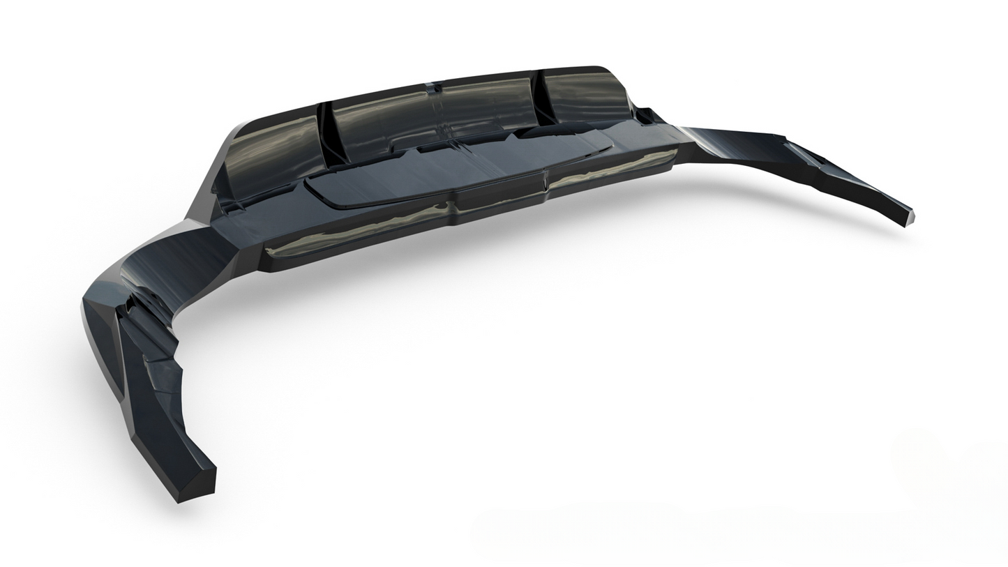 ⭐DIFFUSORE (con barre verticali) ADATTO PER Audi RSQ8 Mk1 Facelift⭐