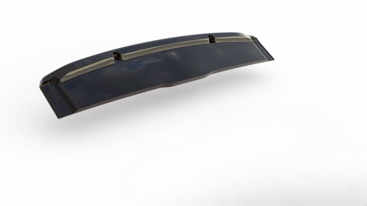 ⭐Diffusore posteriore nero luci (con barre verticali) adatto per Audi SQ8 Mk1⭐