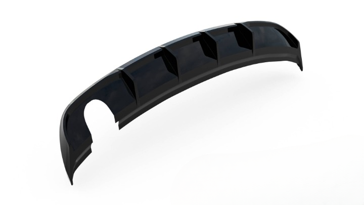 🔥Rear diffuser black lightsAudiA3Sedan 8V Single tailpipe version🔥