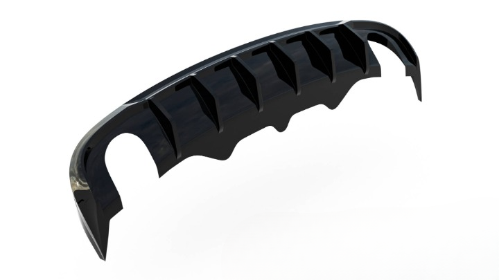 🔥Diffusore posteriore nero luci Audi A5 S-Line Sportback 8T 🔥