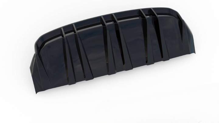 ✨Diffusore posteriore nero luci adatto per Audi e-Tron GT / RS GT Mk1✨