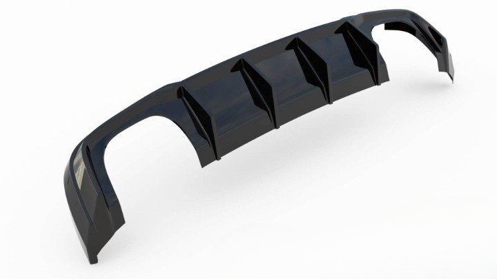 💫Black Rear Diffuser Lights V.2 Suitable for Audi RS3 Sportback 8V Facelift💫