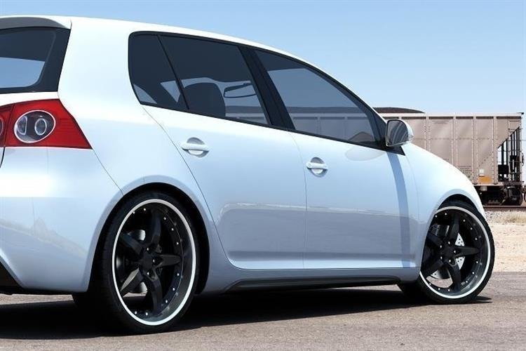 SIDE SKIRTS suitable for VW GOLF V MK6 GTI LOOK ABS PLASTIC 2003-2008