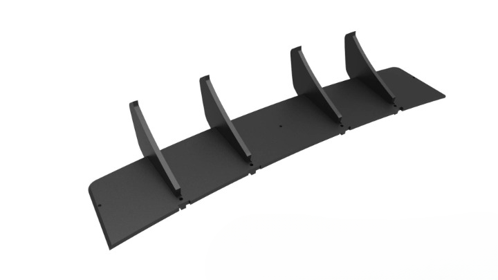 🔥Rear diffuser black Street Pro lights Audi S3 Sportback 8Y Facelift🔥