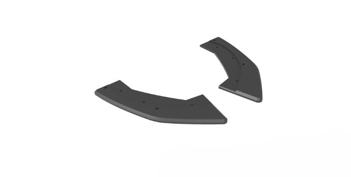 ⭐Splitter laterali posteriori Street Pro Audi RS3 Sportback 8Y⭐