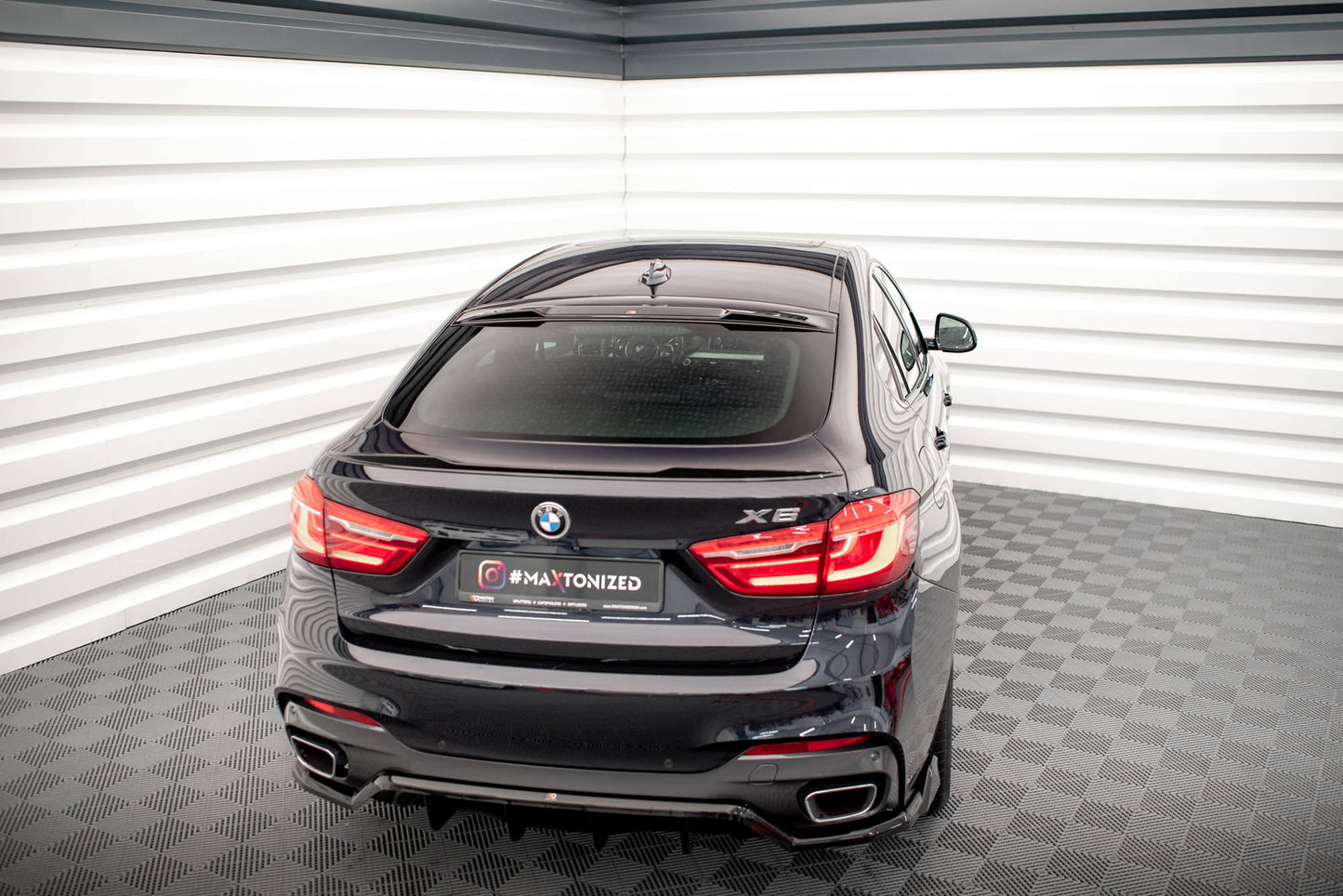 SPOILER LUNOTTO POSTERIORE ADATTO PER BMW X6 F16 M-PACK / X6 M F86