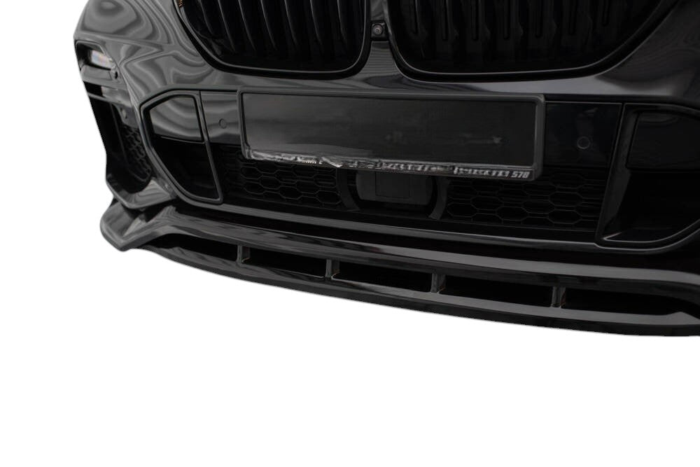 ✨SPLITTER anteriore V2 nero lucido ABS per BMW X5 M-Pack G05✨