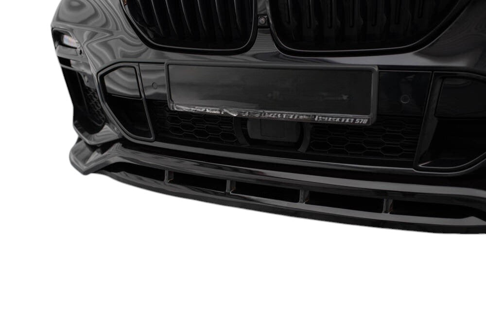 ✨Splitter anteriore V2 nero lucido ABS per BMW X5 M-Pack G05 18-2020✨
